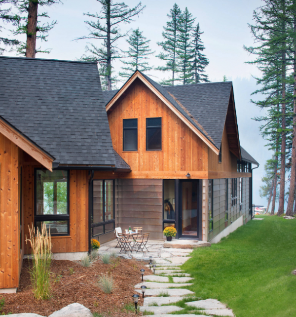 Atap Pelana dengan Sentuhan Rustik